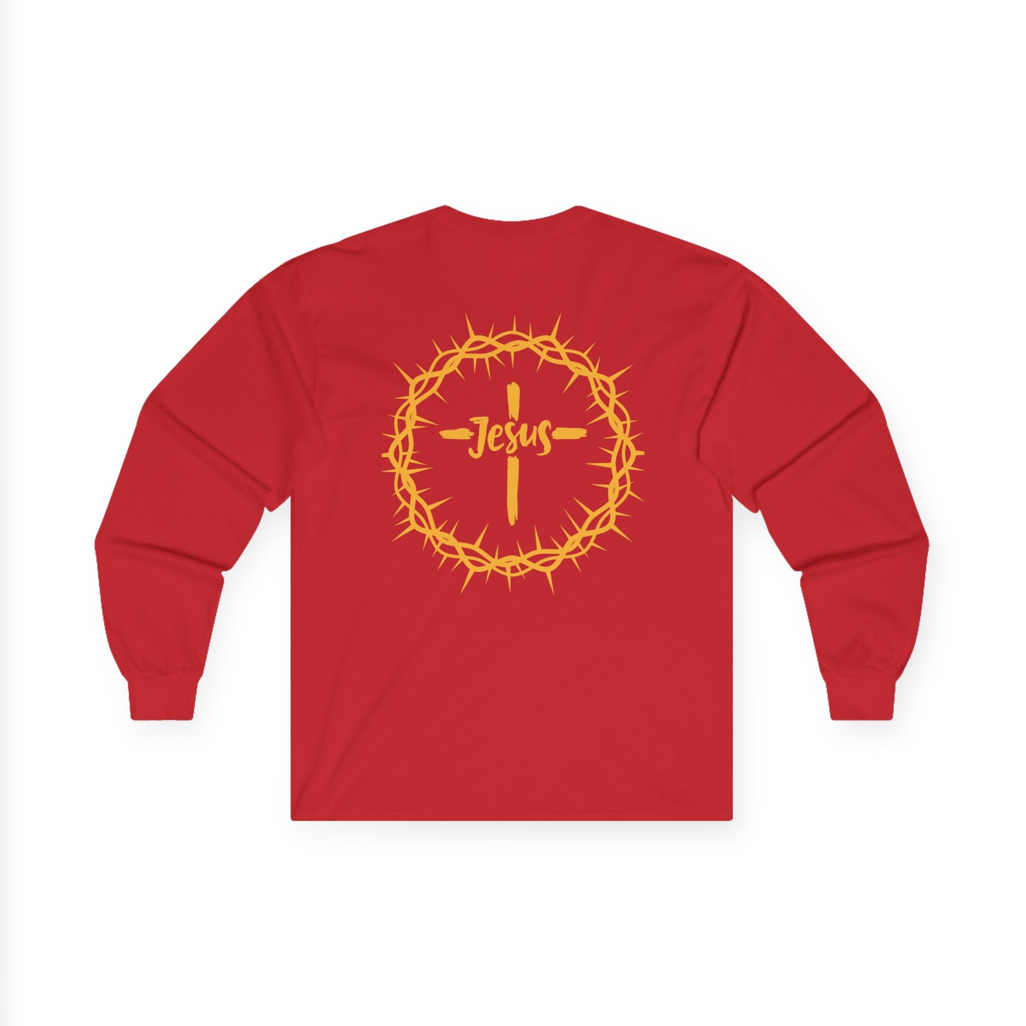 Jesus Crown of Thorns Long Sleeve Tee