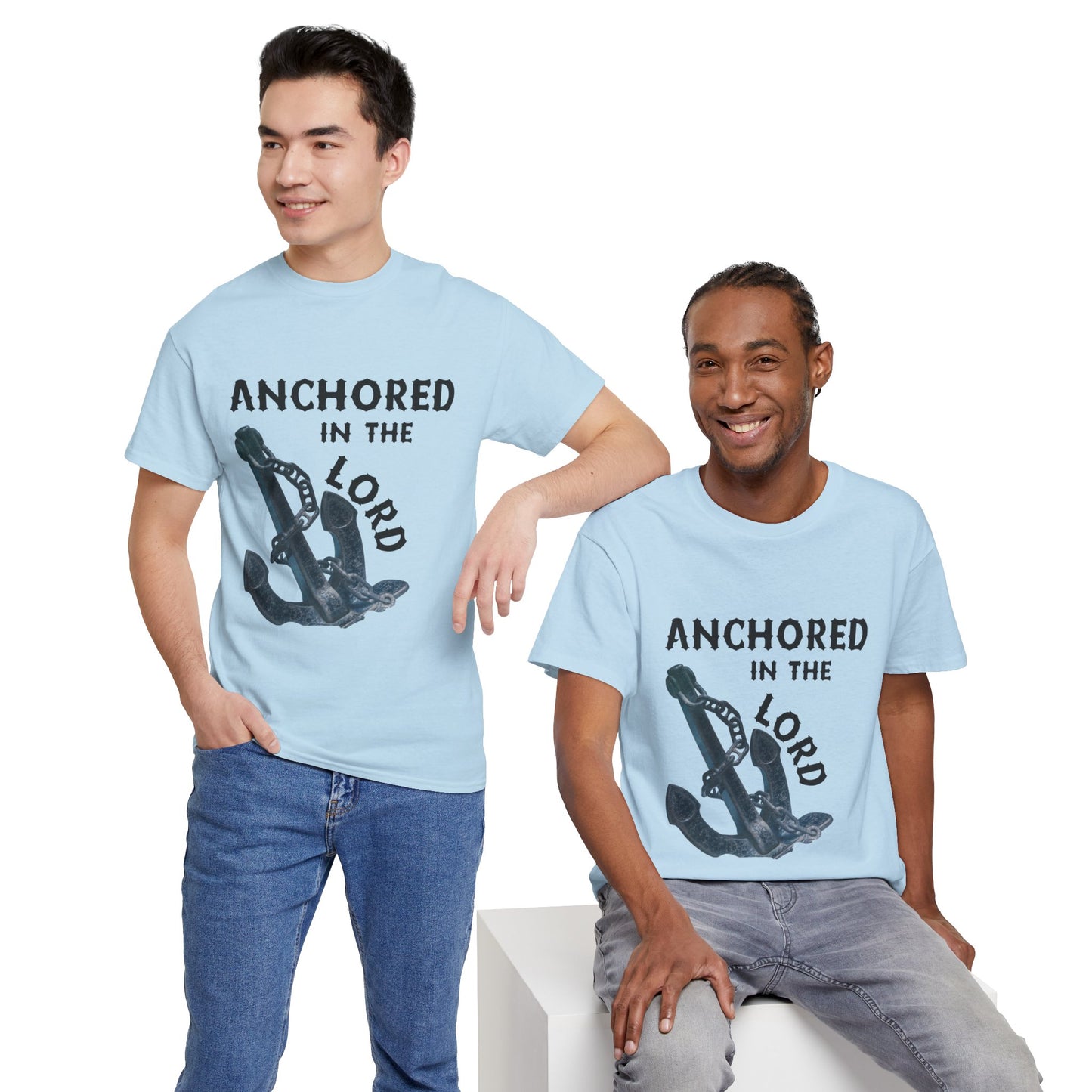 Anchored in the Lord T-Shirt - Black