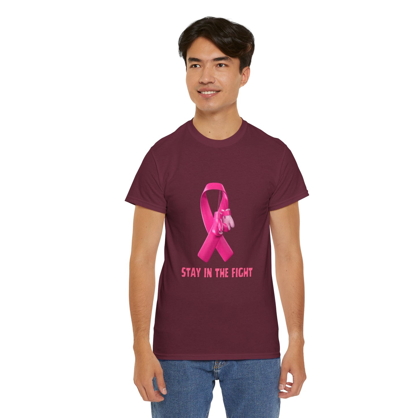 Stay in the Fight Pink Ribbon T-Shirt