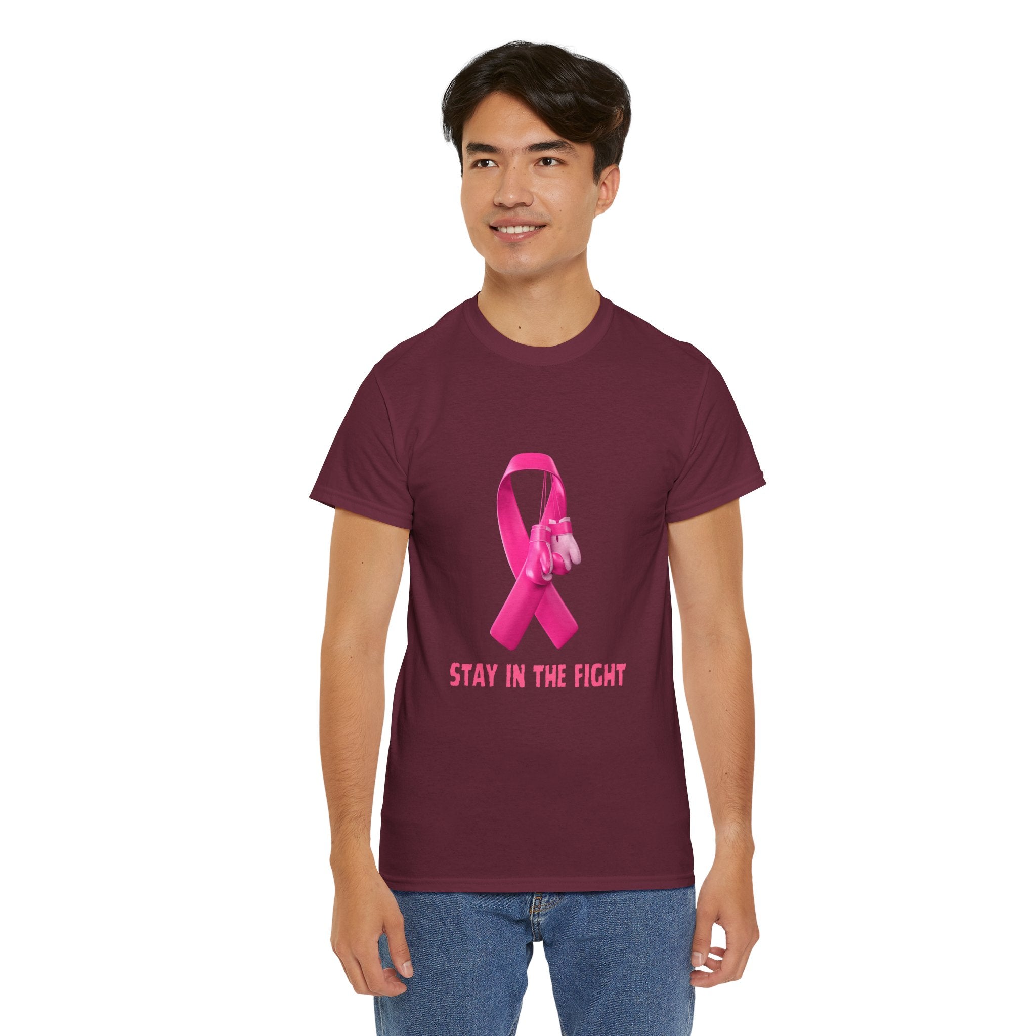 Stay in the Fight Pink Ribbon T-Shirt