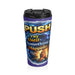 Push: 'Pray Until Something Happens' Stainless Steel Blue Travel Mug - Hands