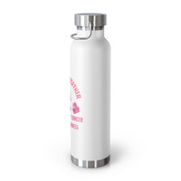 Breast Cancer Awareness "We Fight Together" Pink Ribbon 22oz Insulated Water Bottle
