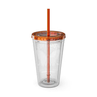 Together We Rise Butterfly Breast Cancer 16oz Tumbler with Straw