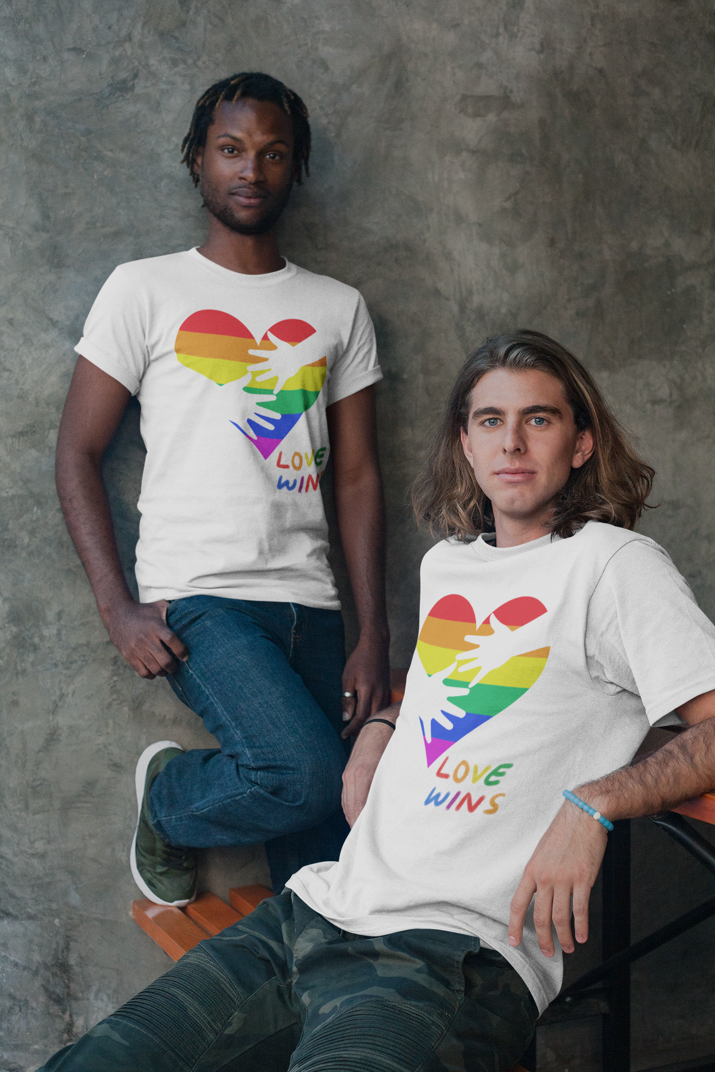 Love Wins Heart Short Sleeve Shirt