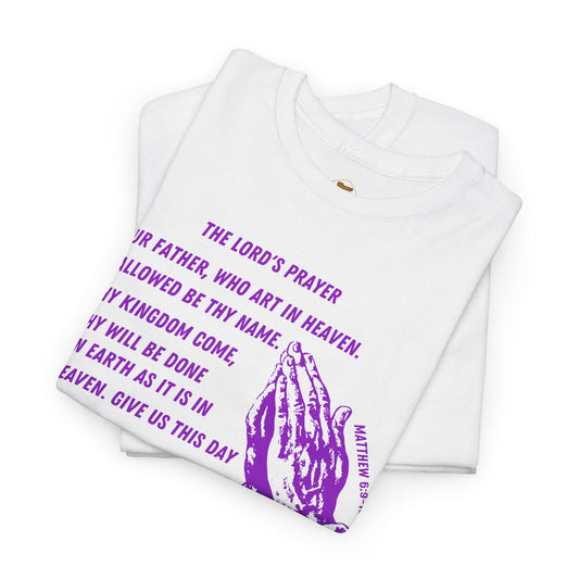 The Lord’s Prayer T-Shirt - Purple