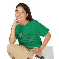10 Commandments Youth T-shirt - Black