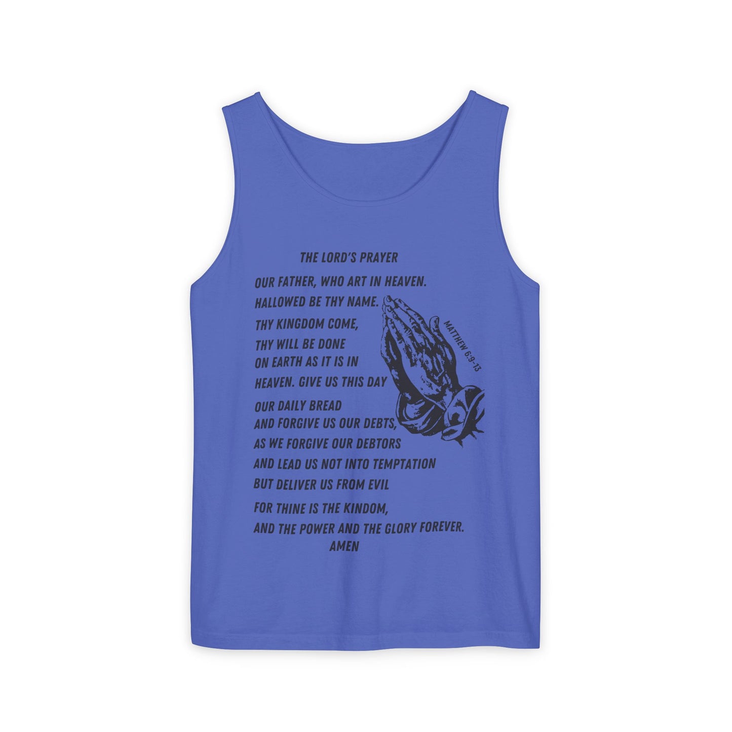 The Lord's Prayer Tank Top - Black