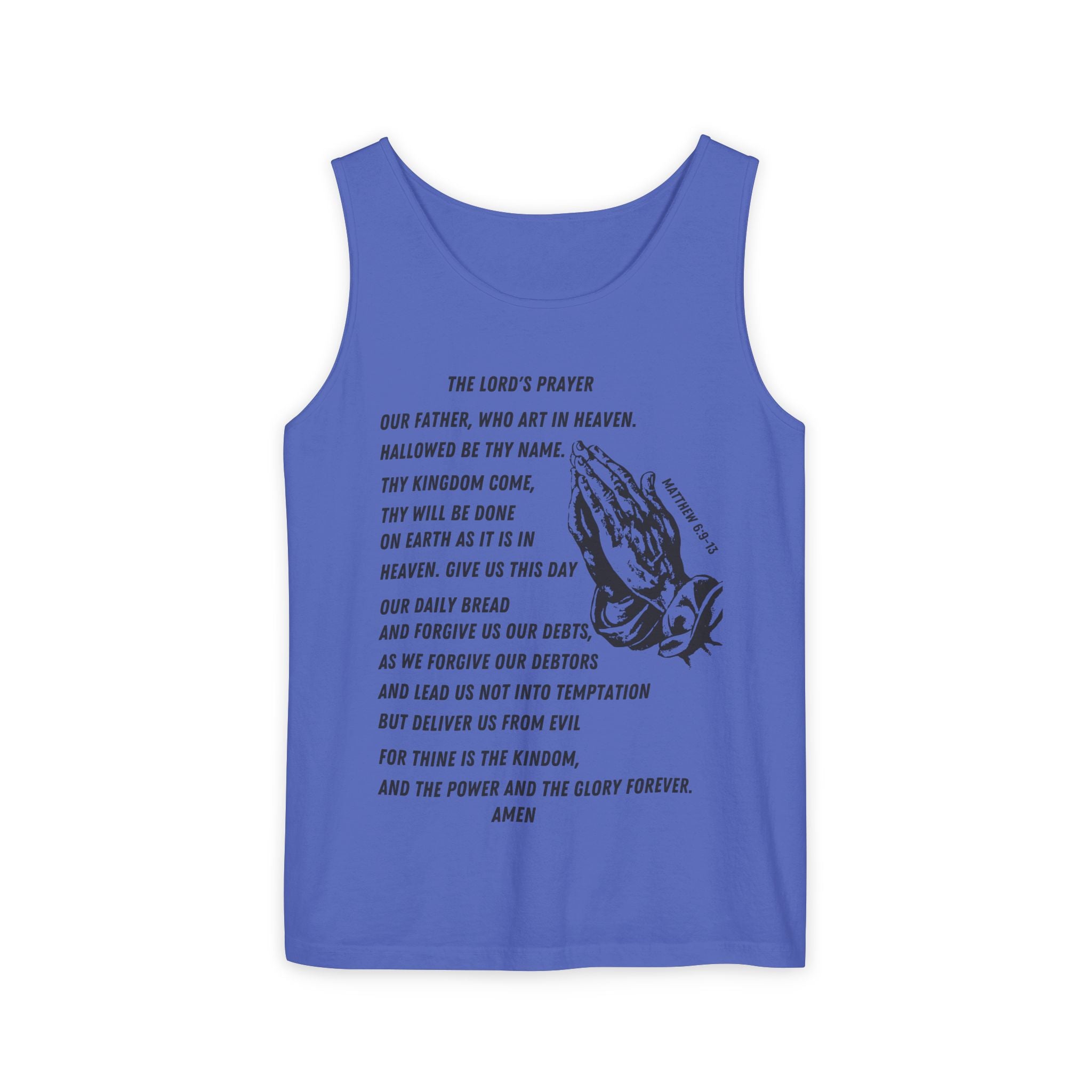 The Lord's Prayer Tank Top - Black