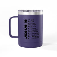 Christian Jesus Is 15oz Tumbler - Black