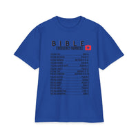 Bible Emergency Numbers - 7X only - Black