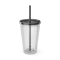 Christian JESUS IS 16oz Tumbler with Straw