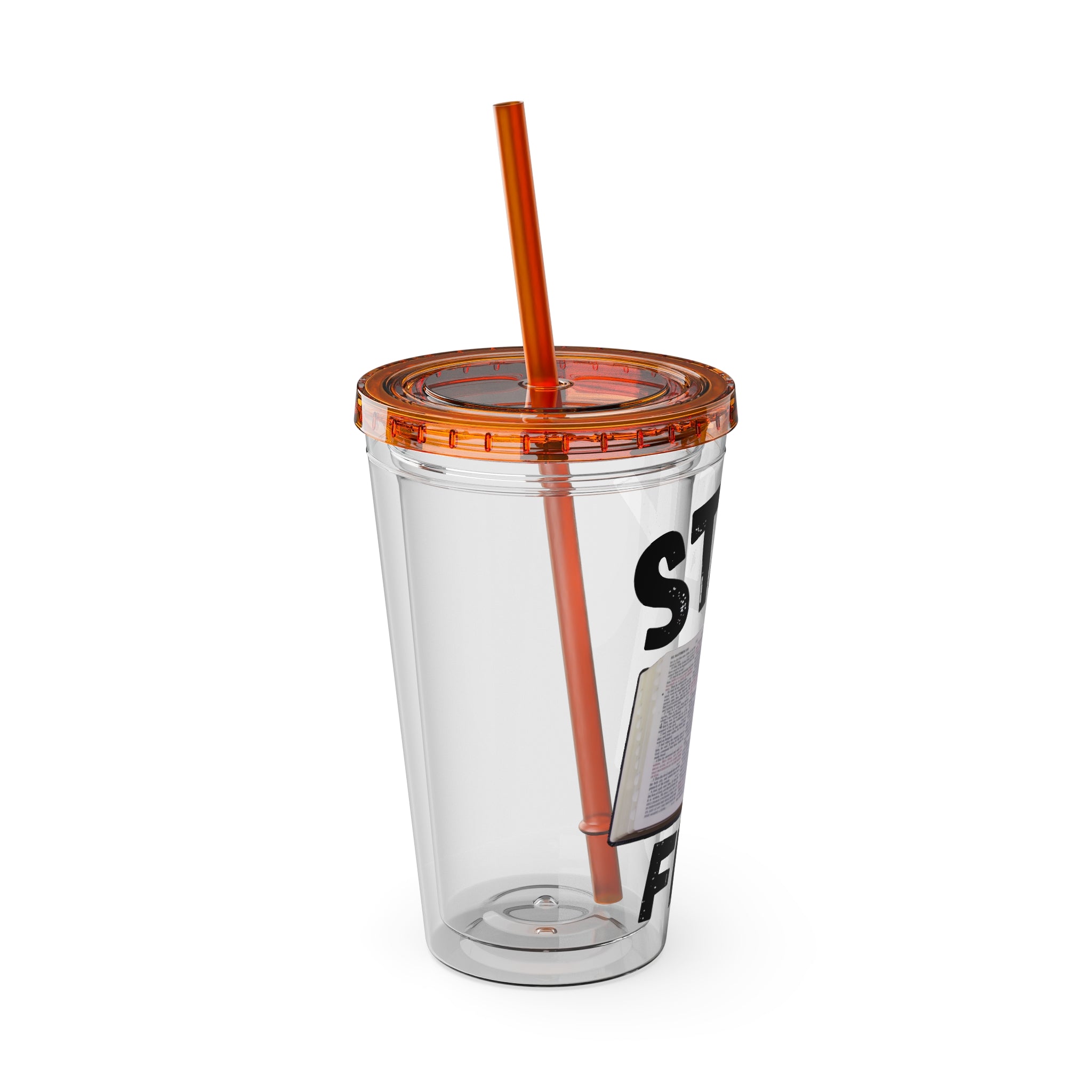 Stay Fed 16oz Tumbler with Straw