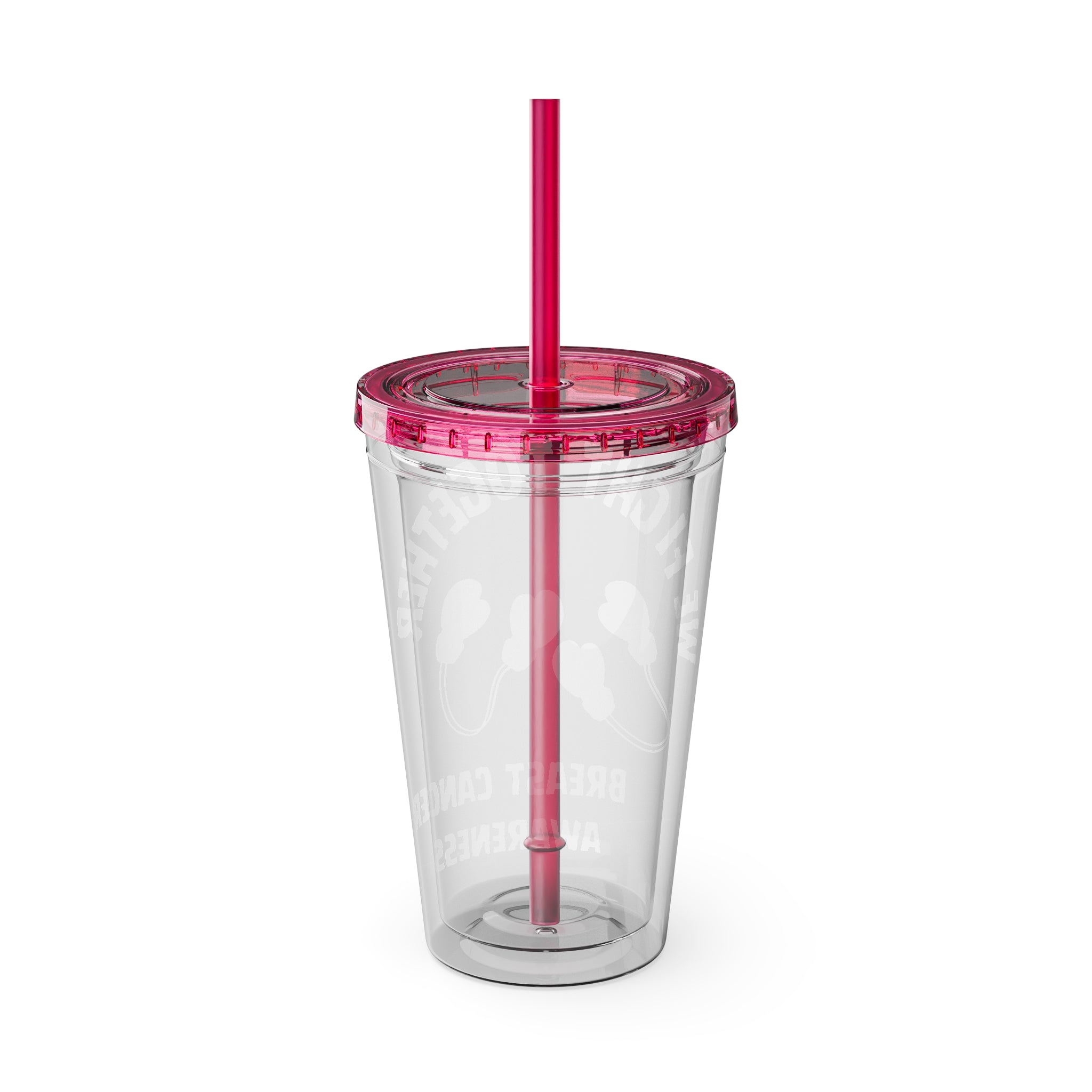"We Fight Together" 16oz Tumbler with Straw Cup