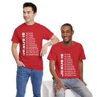 Christian JESUS IS T-shirt - White