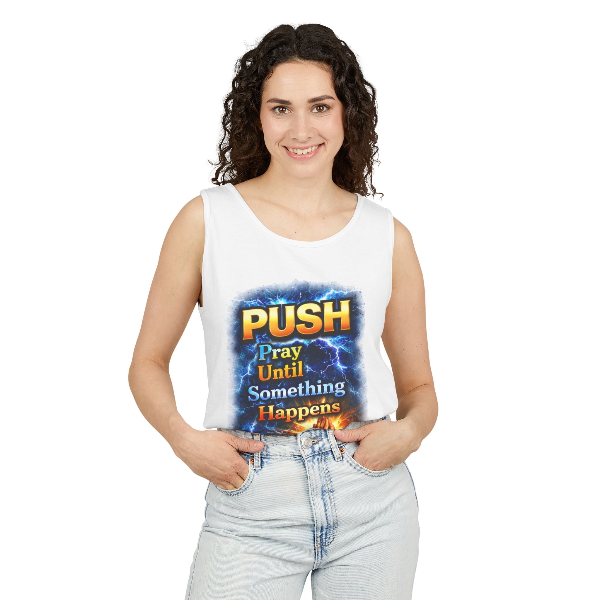 Push: Pray Until Something Happens Tank - Hands