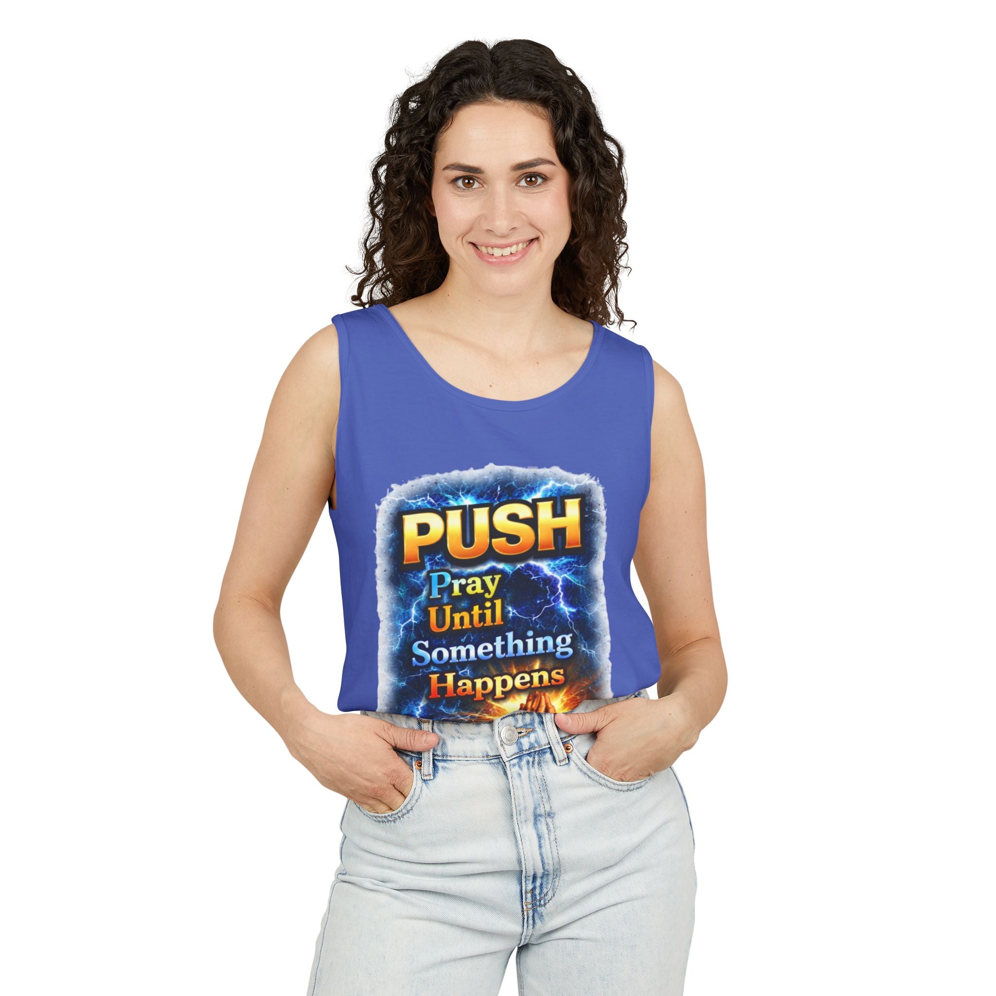 Push: Pray Until Something Happens Tank - Hands