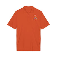 Autism Puzzle Ribbon Polo - White