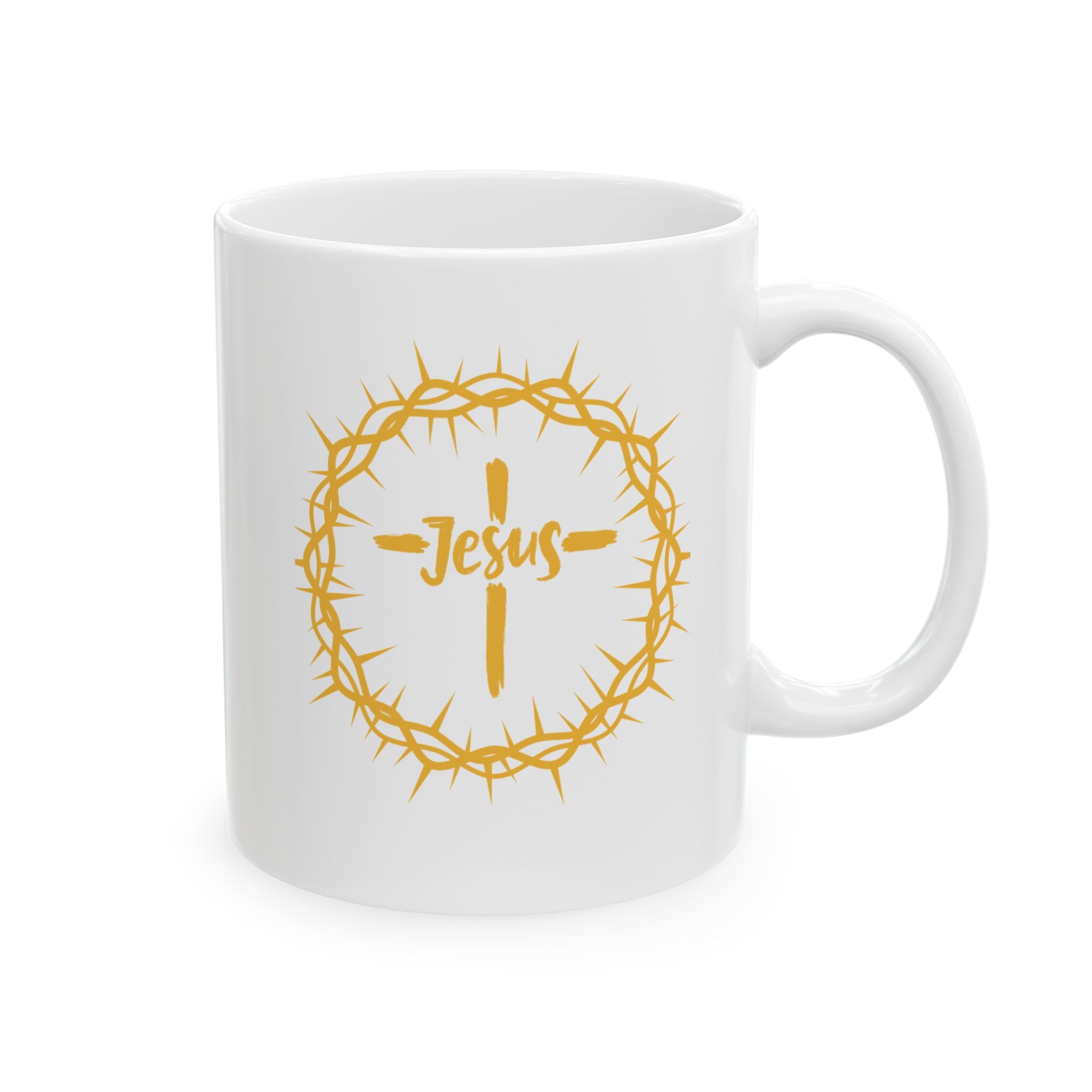 Jesus Crown of Thorns Coffee Mug (11oz, 15oz)