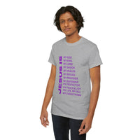 Christian JESUS IS T-shirt - Purple
