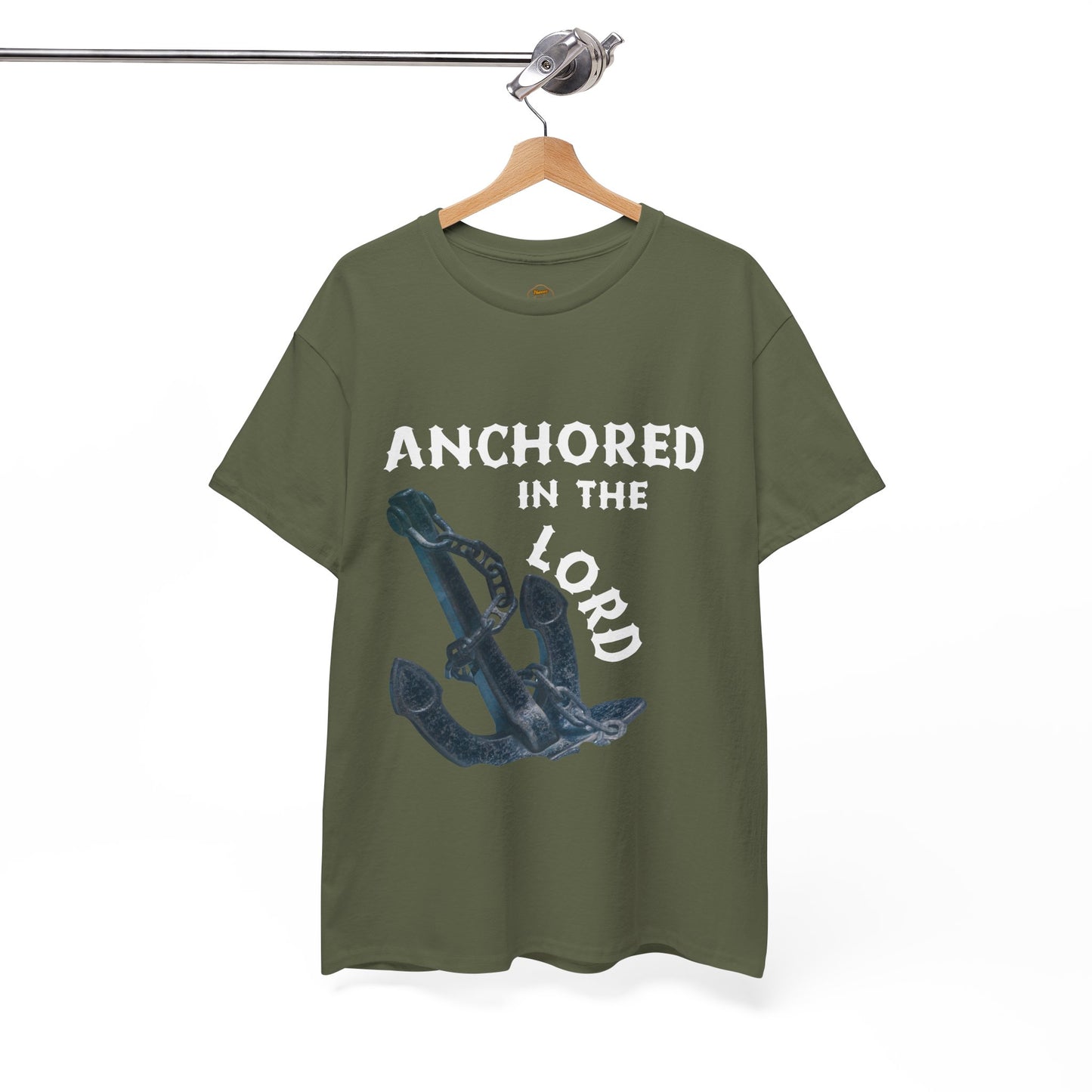 Anchored in the Lord T-Shirt - White