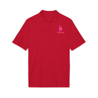Breast Cancer Pink Ribbon “Stay in the Fight” Polo