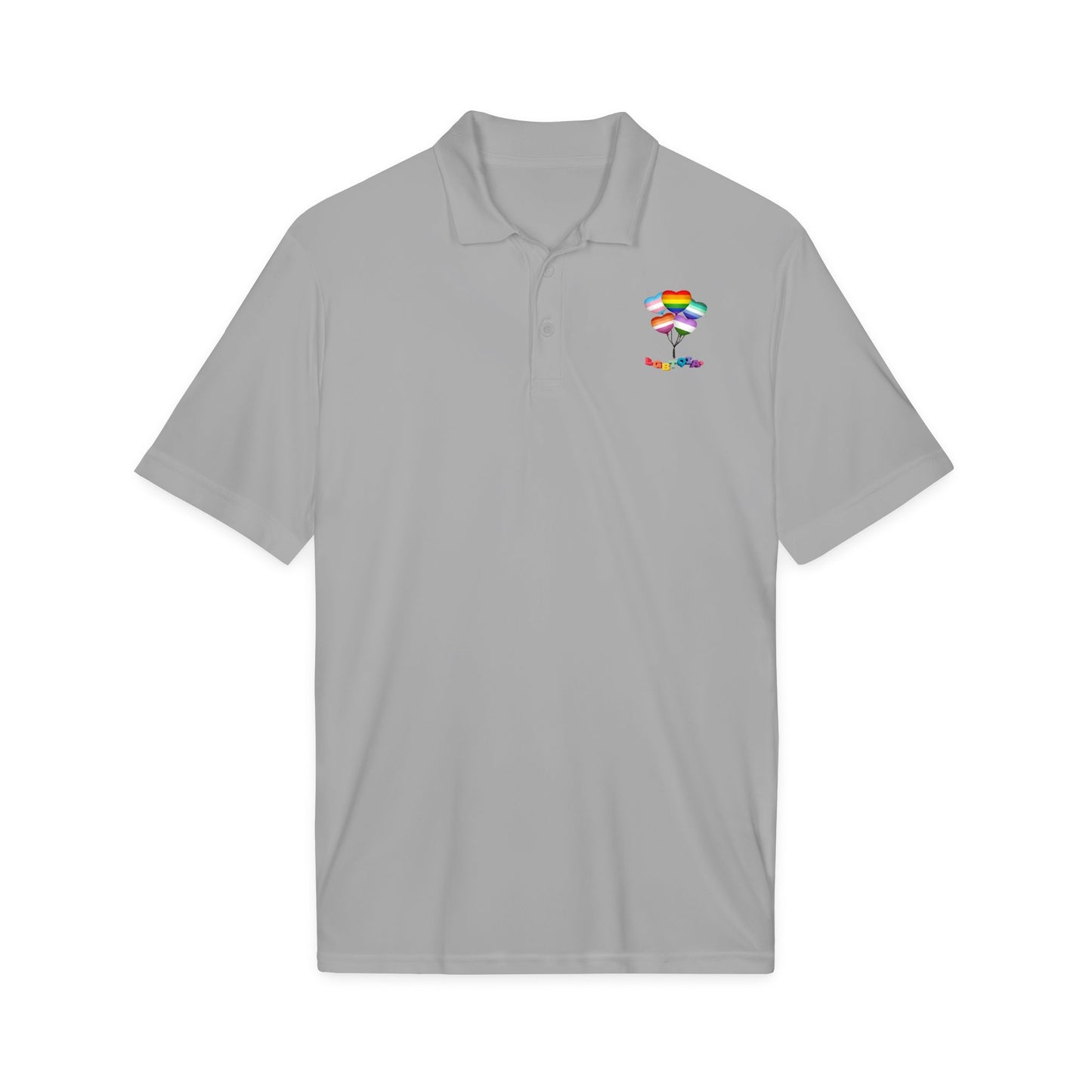 Rainbow Heart Balloons Polo