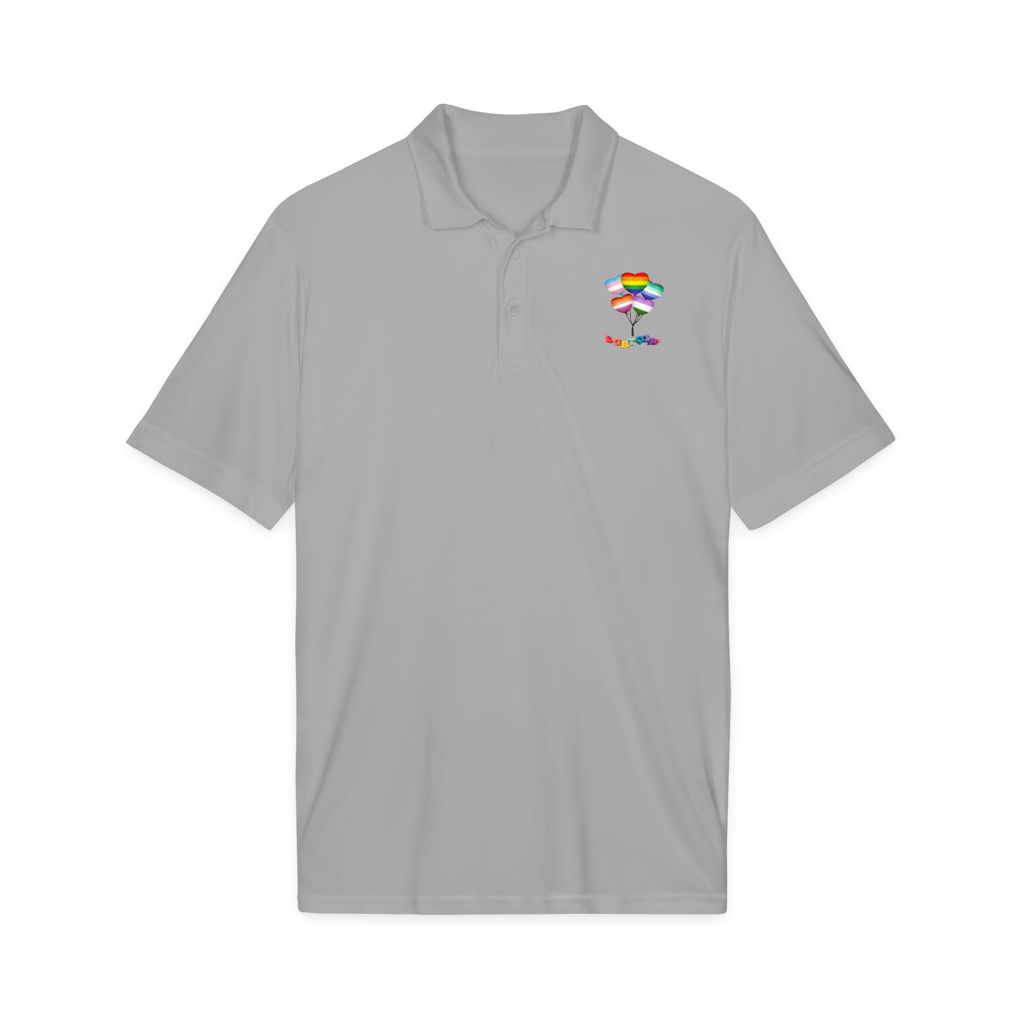 Rainbow Heart Balloons Polo