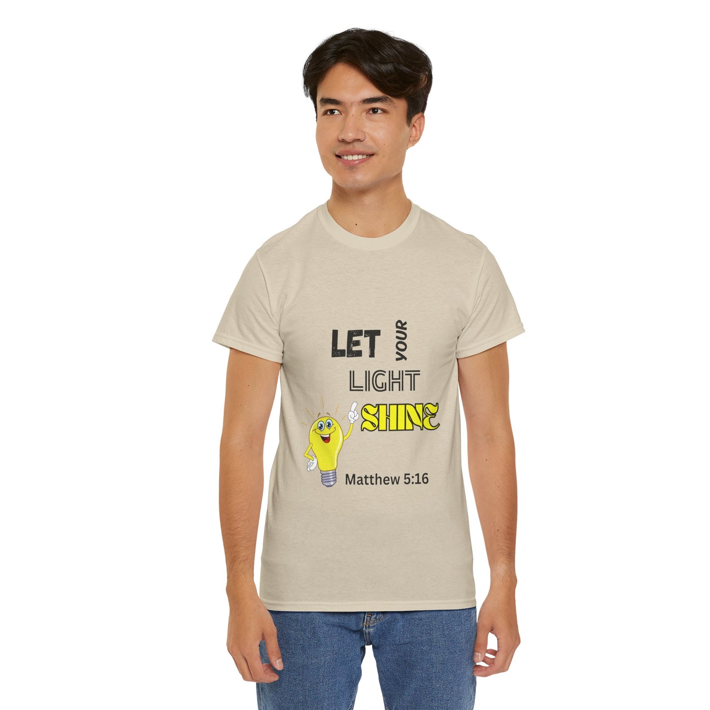Let Your Light Shine T-Shirt – Matthew 5:16