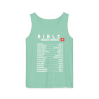 Bible Emergency Numbers Tank Top - White