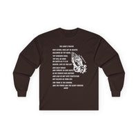 The Lord's Prayer Long Sleeve Tee- White