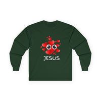 Eye Love Jesus Long-Sleeve - White