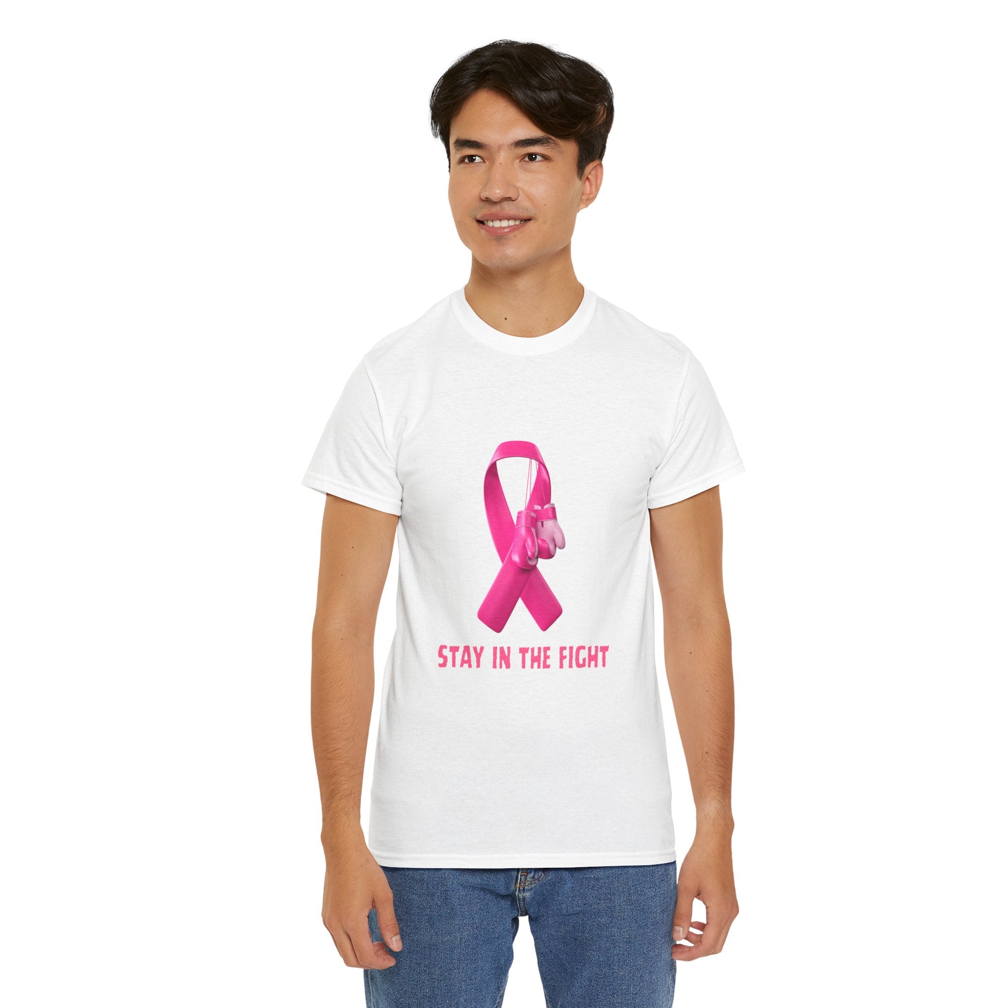 Stay in the Fight Pink Ribbon T-Shirt