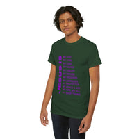 Christian JESUS IS T-shirt - Purple