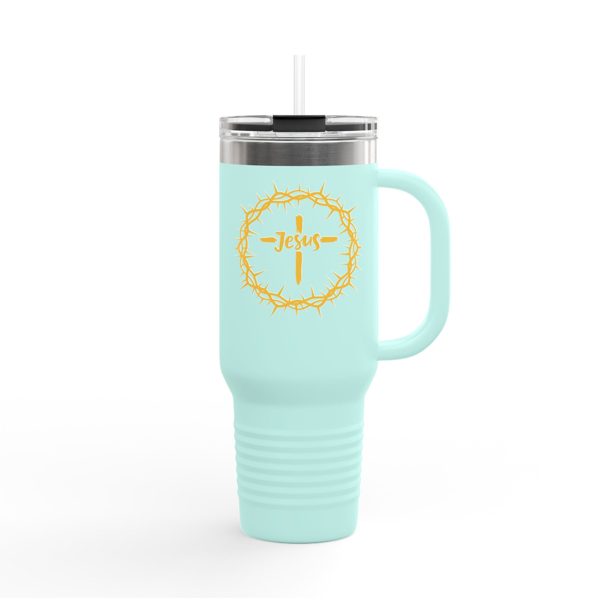 Jesus Crown of Thorns Insulated Travel Mug, 40oz