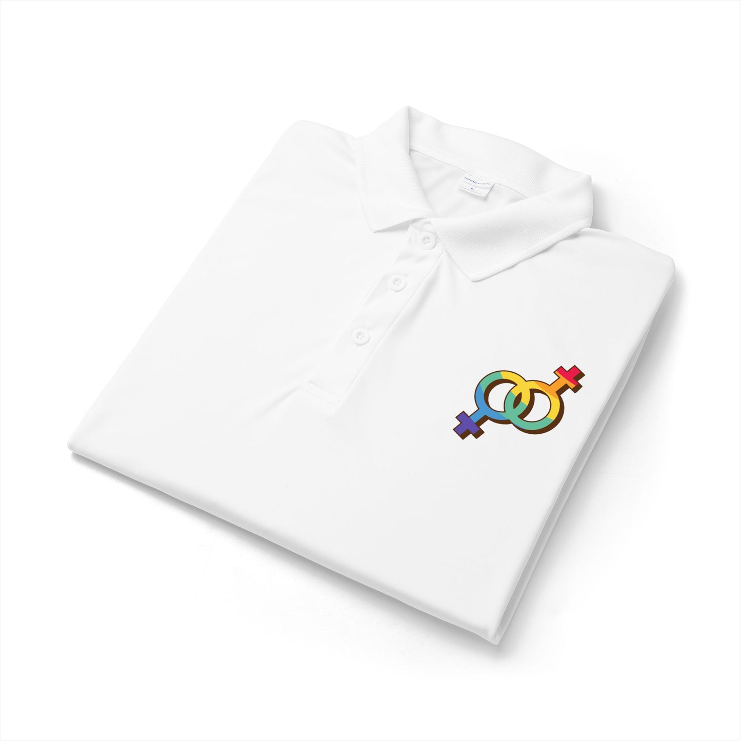 Female Rainbow Symbols Polo Shirt