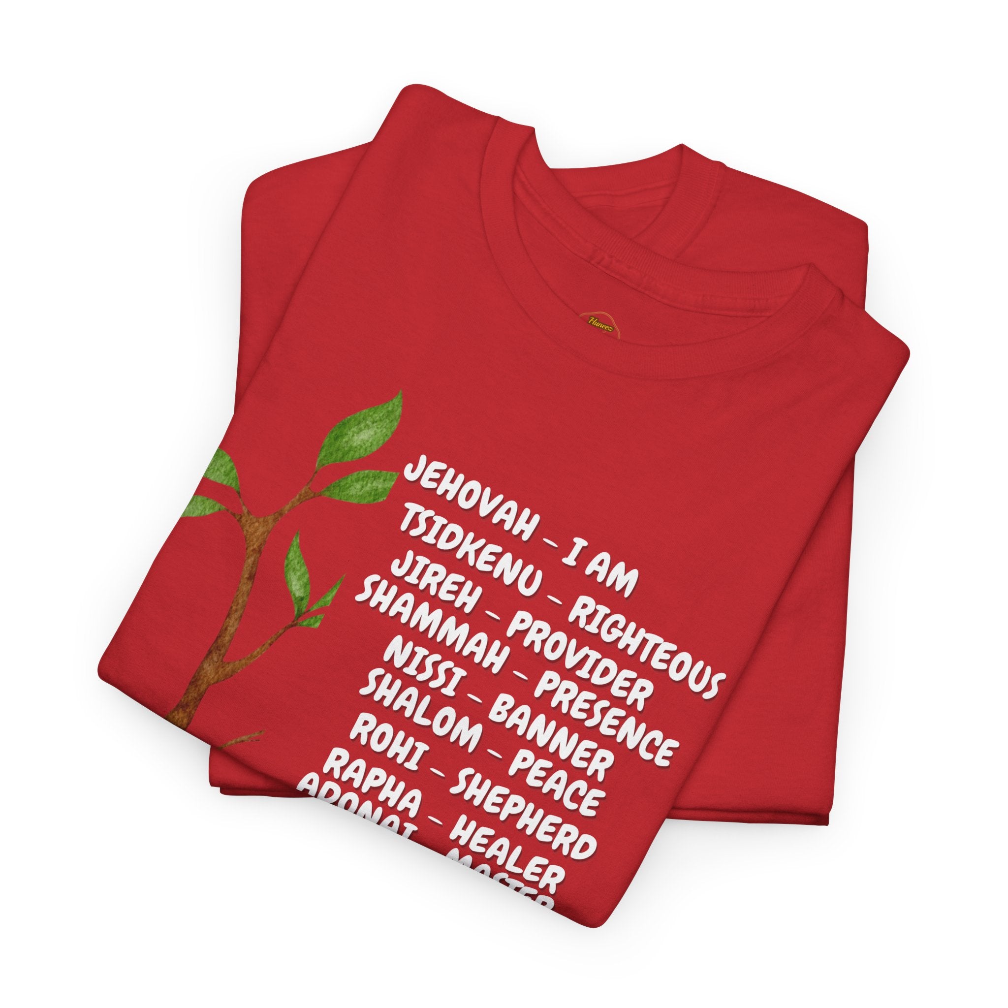 Characteristic Names of God T-Shirt - White