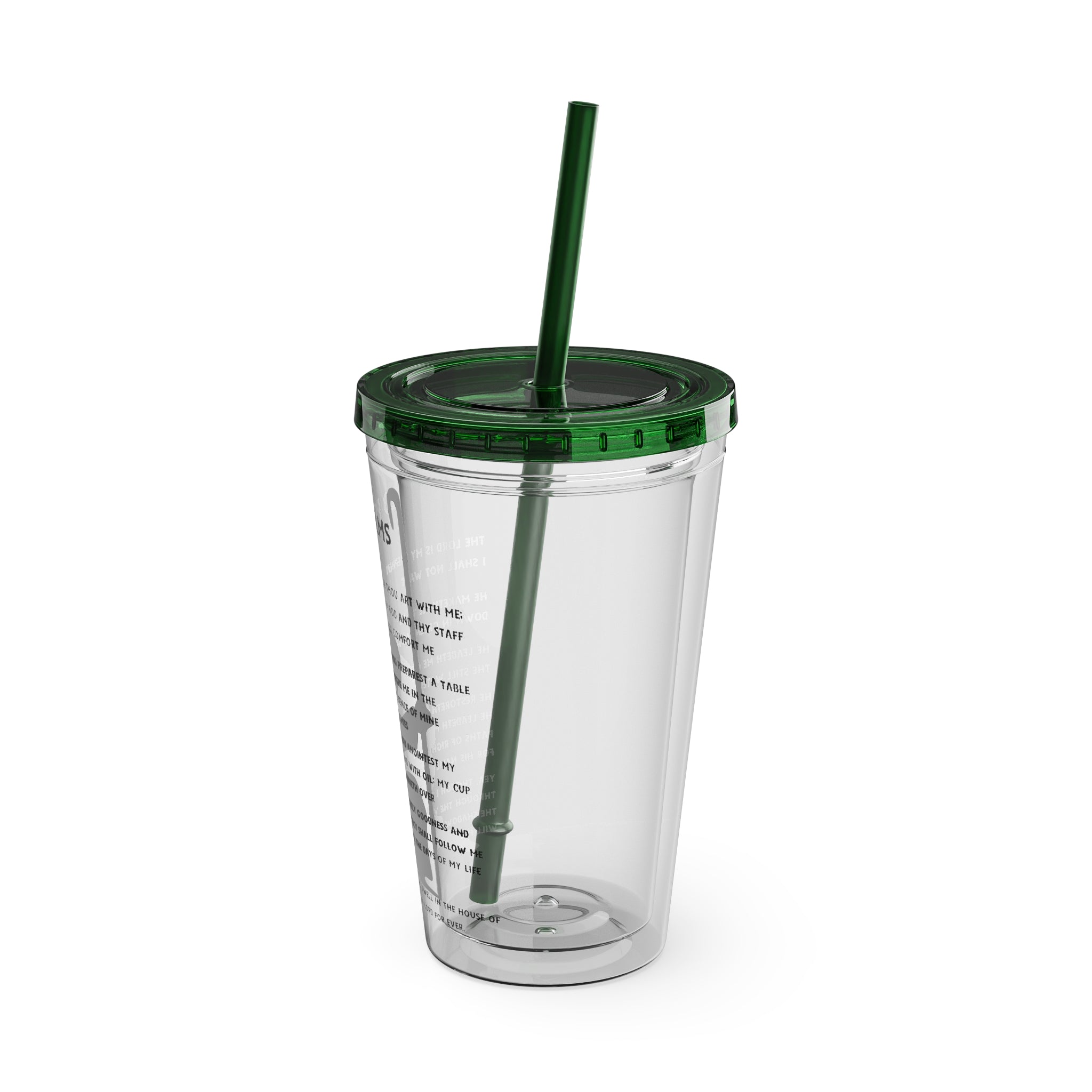 23 Psalms 16oz Tumbler with Straw