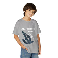 Anchored in the Lord Youth T-Shirt — White