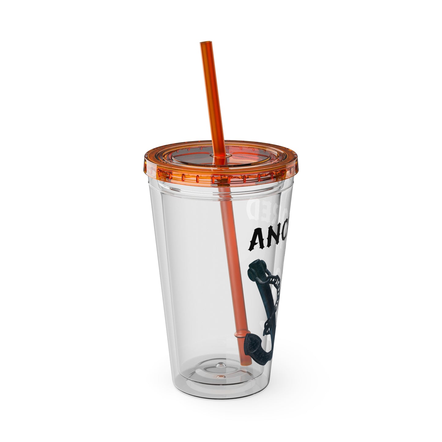 Anchored in the Lord 16oz Tumbler with Straw