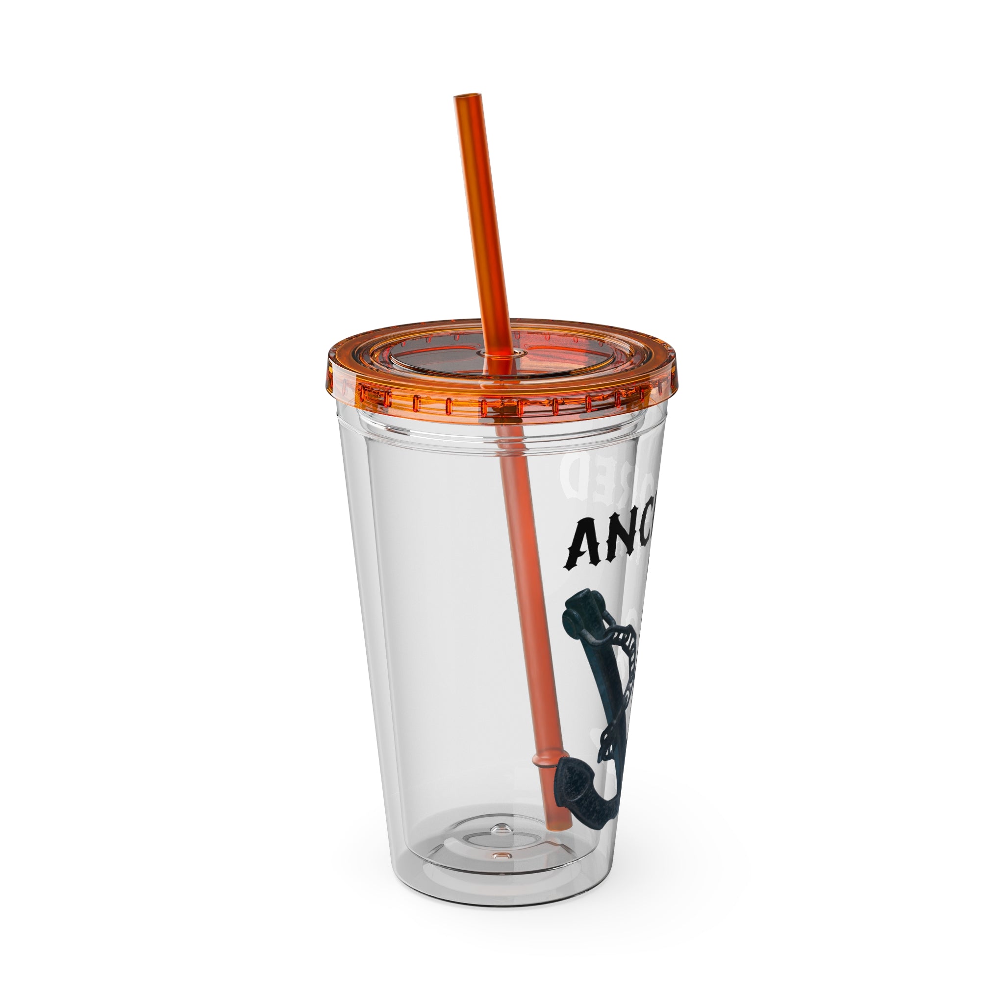 Anchored in the Lord 16oz Tumbler with Straw