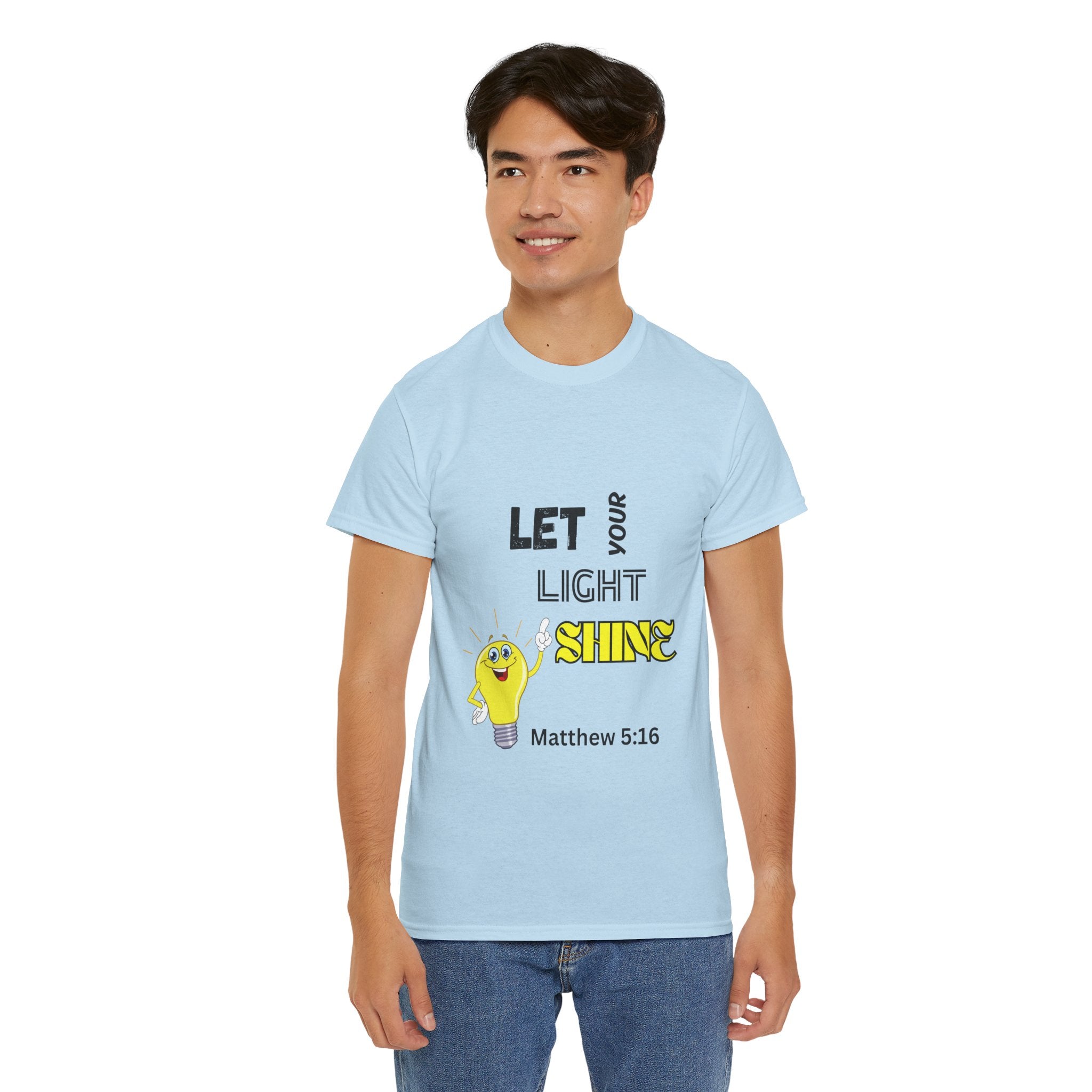 Let Your Light Shine T-Shirt – Matthew 5:16
