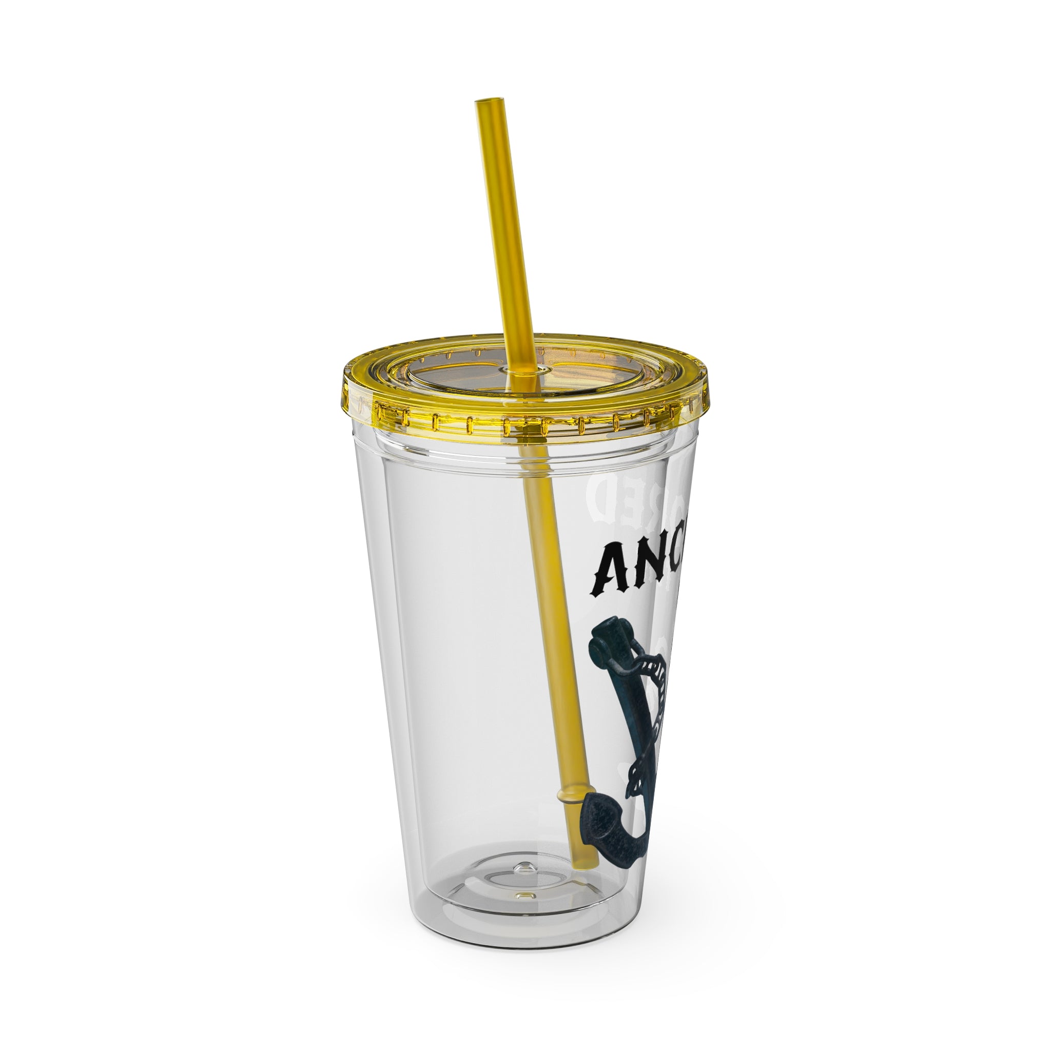 Anchored in the Lord 16oz Tumbler with Straw