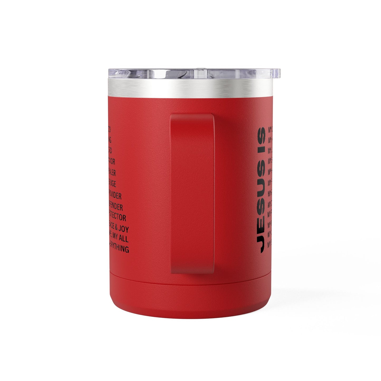 Christian Jesus Is 15oz Tumbler - Black