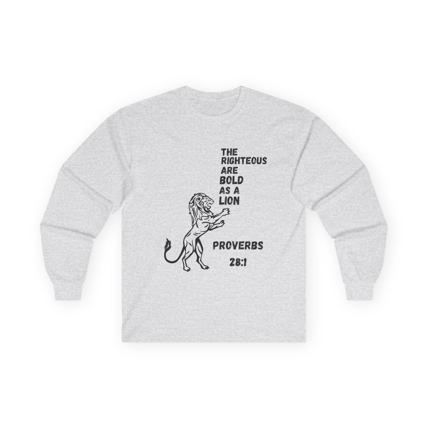 The Righteous Are Bold as a Lion Tee - Proverbs 28:1