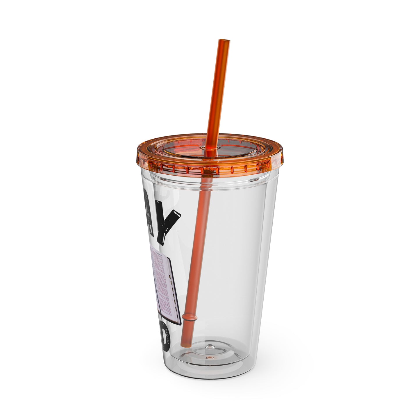 Stay Fed 16oz Tumbler with Straw