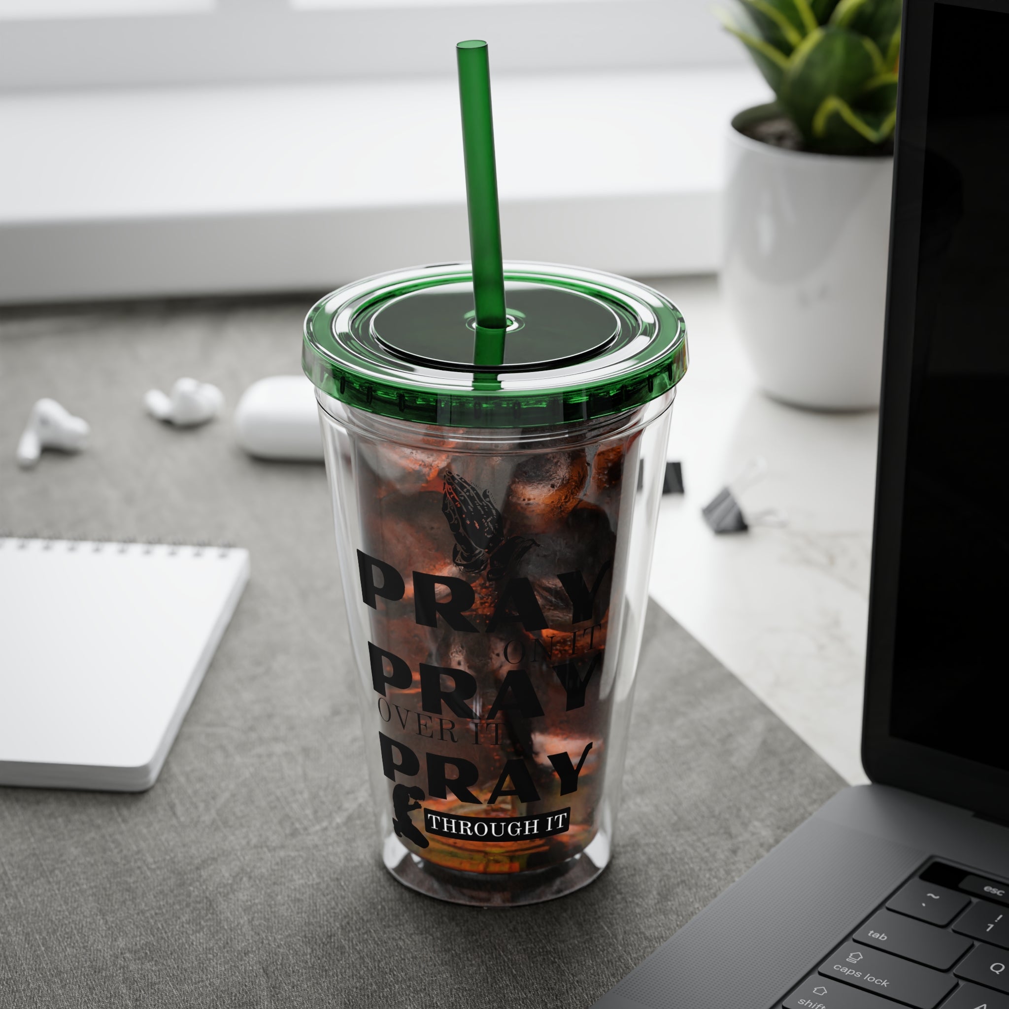 Pray On It 16oz Tumbler with Straw