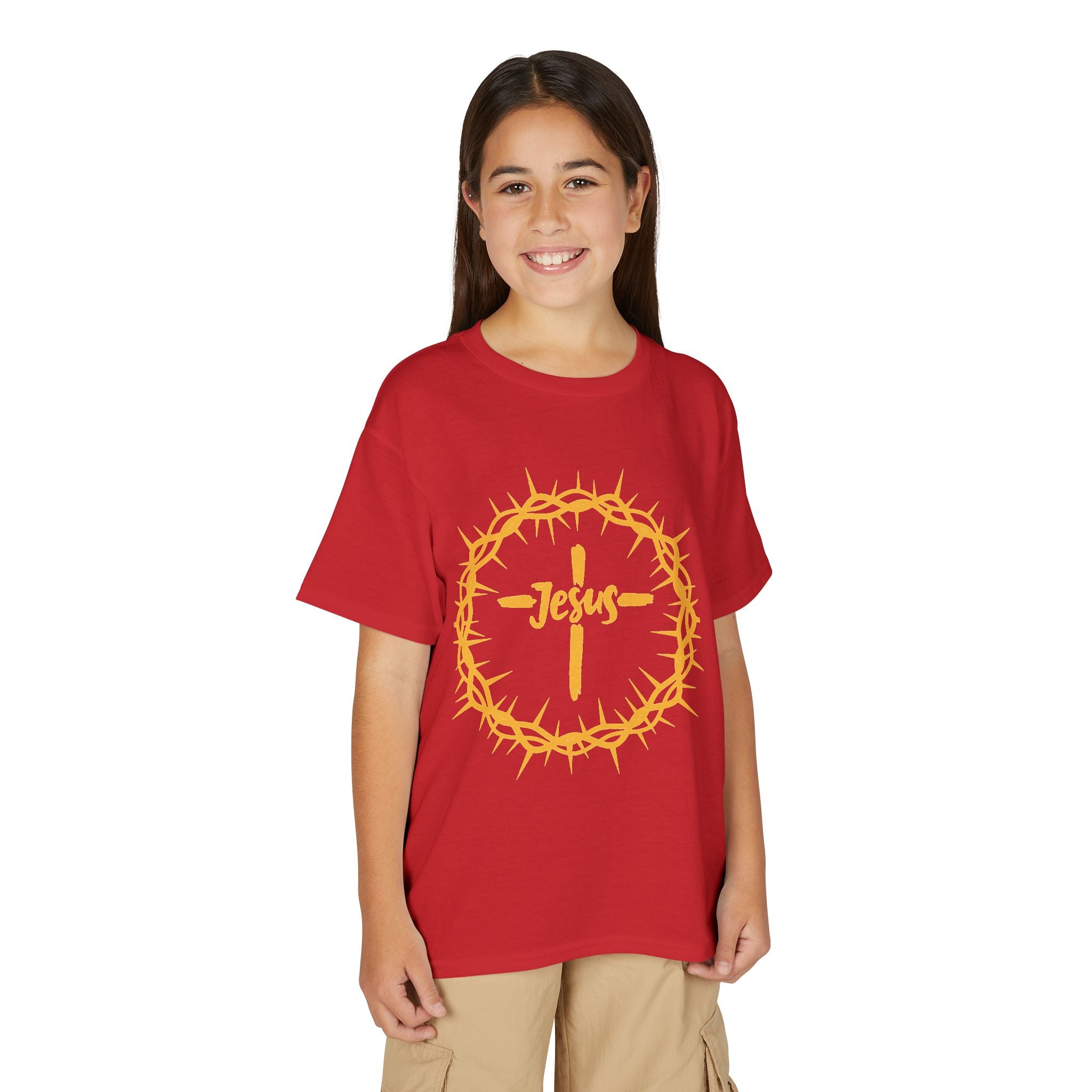 Jesus Crown of Thorns Youth T-shirt