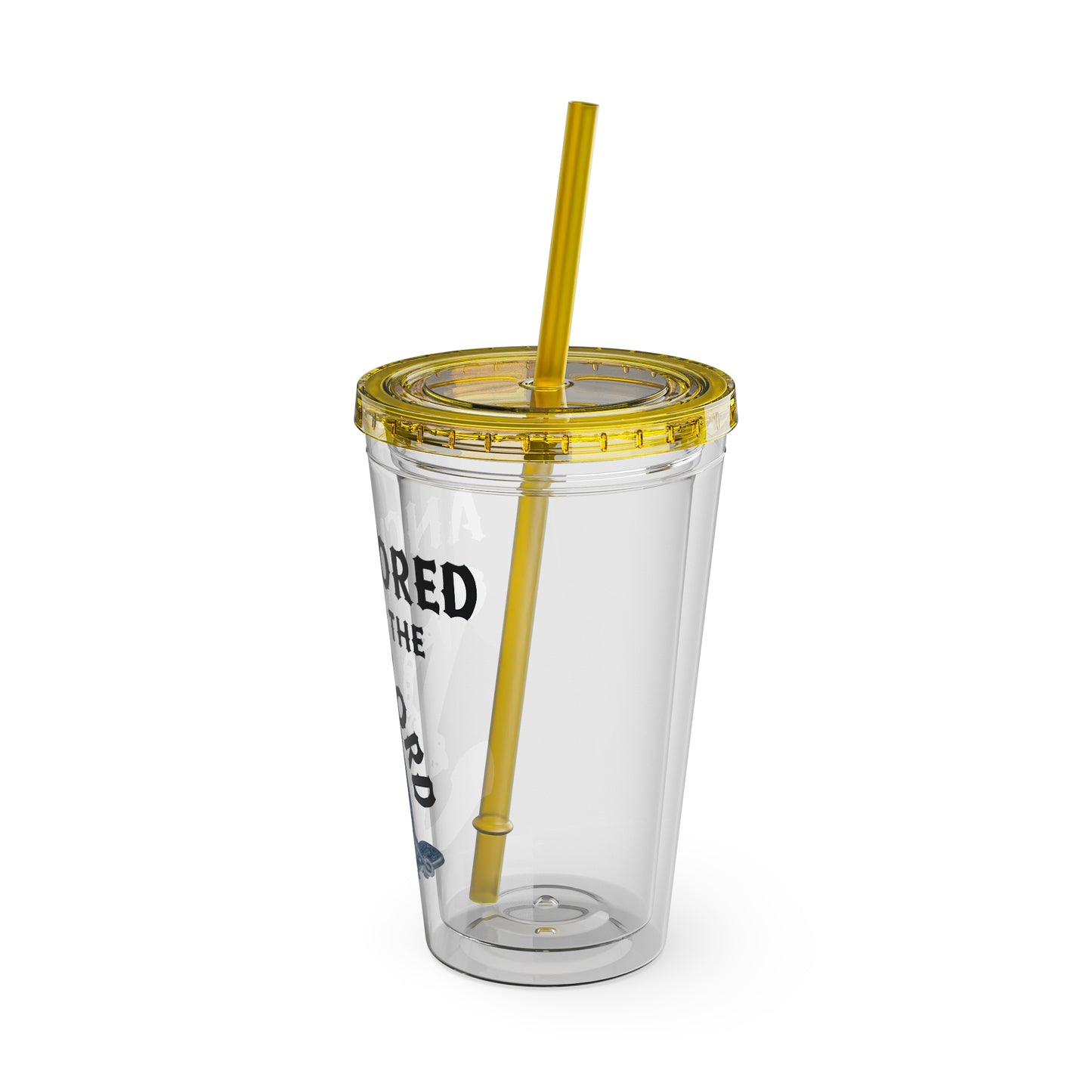 Anchored in the Lord 16oz Tumbler with Straw