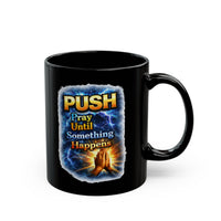 Push Black Coffee Mug - Hands — (11oz & 15oz)
