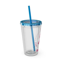 Breast Cancer Survivor 16oz Tumbler with Straw